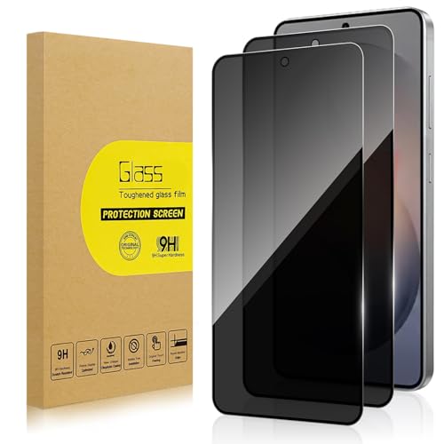 Lokyoo 2 Pack Privacy Screen Protector for Samsung Galaxy S26 Plus/ S26+ [Anti-Spy Tempered Glass][Fingerprint Unlock Support], Anti-Scratch, Bubble-Free,Protective 9H Glass for Galaxy S26 Plus - Image 1