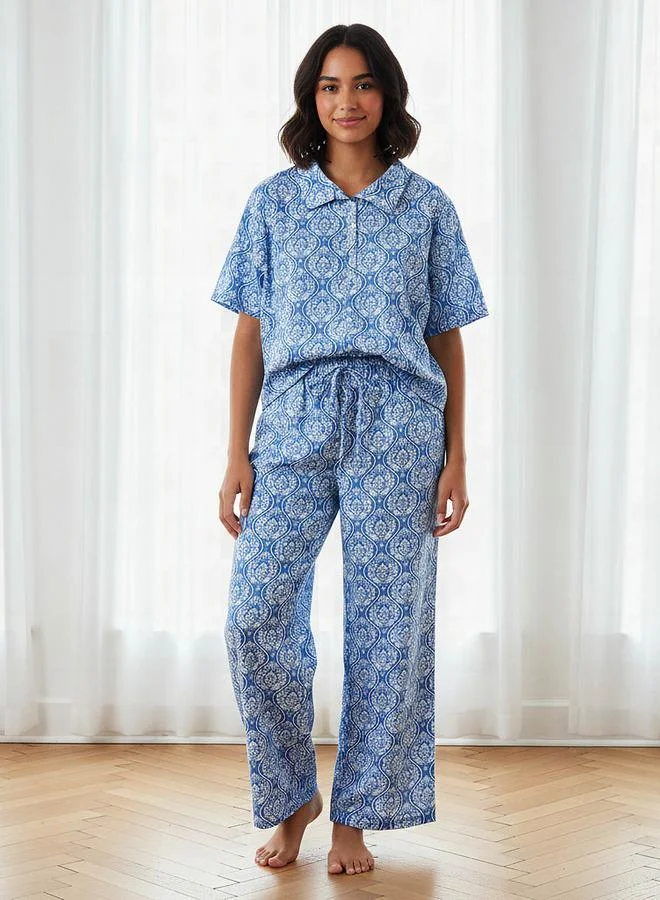 Splash FAV Pyjama Set Top & Pants Cotton