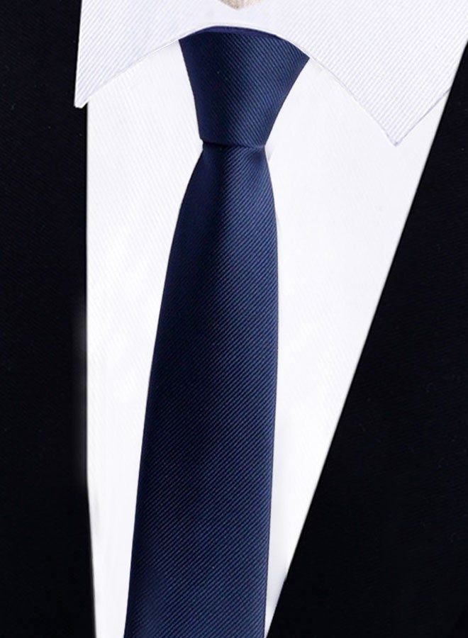 HOOTO 1pcs Men's Ties Solid Color Formal Mens Neckties 6cm for Business tie(blue) - Image 1