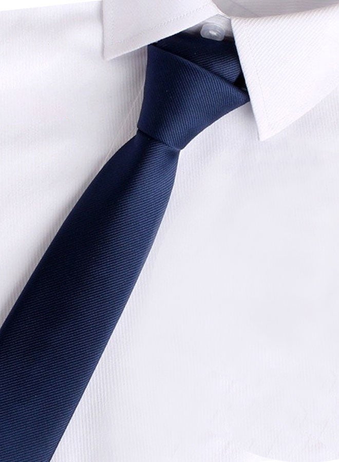 HOOTO 1pcs Men's Ties Solid Color Formal Mens Neckties 6cm for Business tie(blue) - Image 5