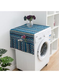yongsheng Washing Machine/Refrigerator Dust Cover Multicolour 55*130centimeter-Dustproof Washer and Dryer Covers for The Top Fridge Dust Cover,Anti-slip Washer and Dryer Top Covers for Home and Kitchen  - Image 1
