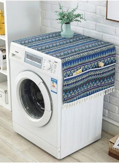 yongsheng Washing Machine/Refrigerator Dust Cover Multicolour 55*130centimeter-Dustproof Washer and Dryer Covers for The Top Fridge Dust Cover,Anti-slip Washer and Dryer Top Covers for Home and Kitchen  - Image 3