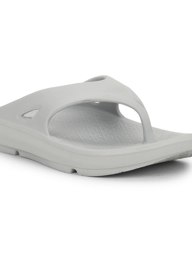 Bata 8712 Noah E Grey Casual Slip-On Thong Slippers for Men UK Size- 9 - Image 5