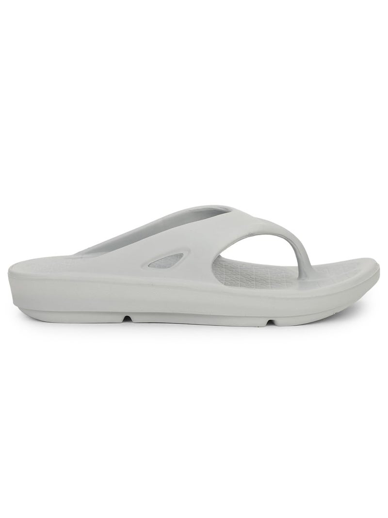 Bata 8712 Noah E Grey Casual Slip-On Thong Slippers for Men UK Size- 9 - Image 2