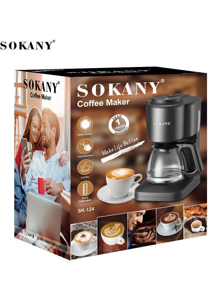سوكاني ماكينة صنع القهوة سوكاني SK-124  - Image 1