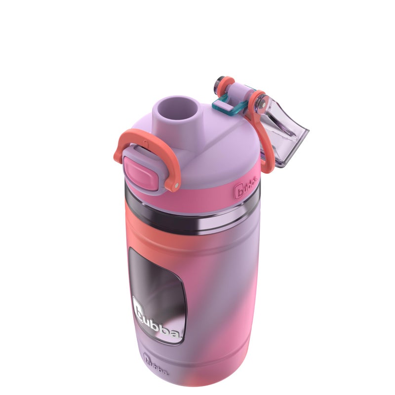 Bubba Kids Flo Silicone Sleeve and Wide Mouth  16oz. Water Bottle  Medium  Multi  Frost (Tie Dye) - Image 3