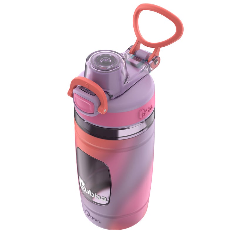 Bubba Kids Flo Silicone Sleeve and Wide Mouth  16oz. Water Bottle  Medium  Multi  Frost (Tie Dye) - Image 4