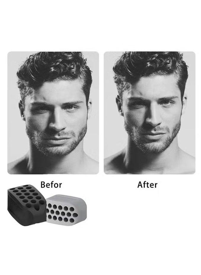 Generic 4-Piece Jaw Exerciser Workout, Face Exerciser, Jawline Strengthener Strengthen Neck, Double Chin Reducer  - Image 3