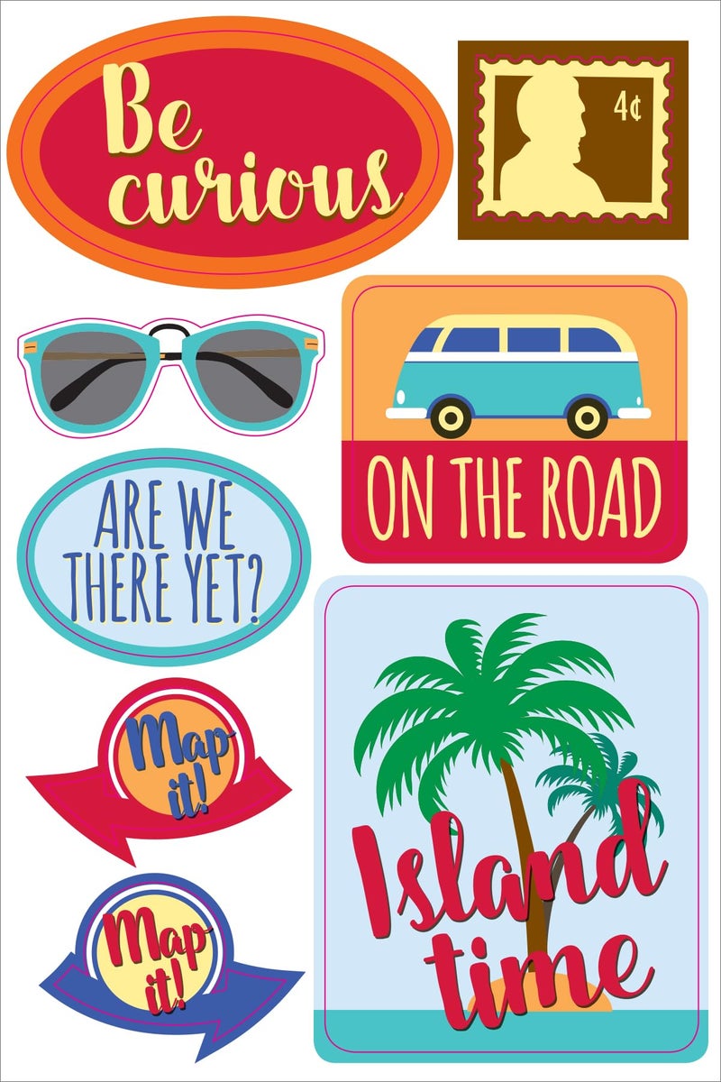 Peter Pauper Press Essentials Travel Planner Stickers (set of 200+ stickers) - Image 5