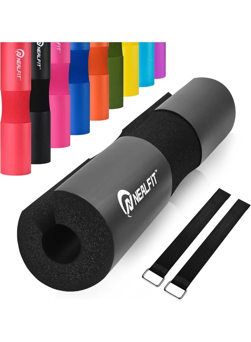 NEALFIT Barbell Pad Squat Pad for Squats—Squat Bar Pad—Great for Weightlifting,Lunges and Hip Thrusts—Foam Sponge Pad—Fit Standard and Olympic Bars Perfectly - Image 1