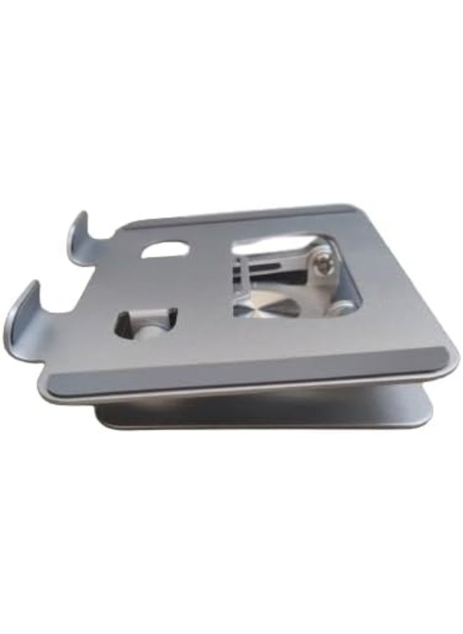 Generic Premium Metal Laptop Stand with 360° Rotation – Adjustable Height and Angle – Durable Design  - Image 2