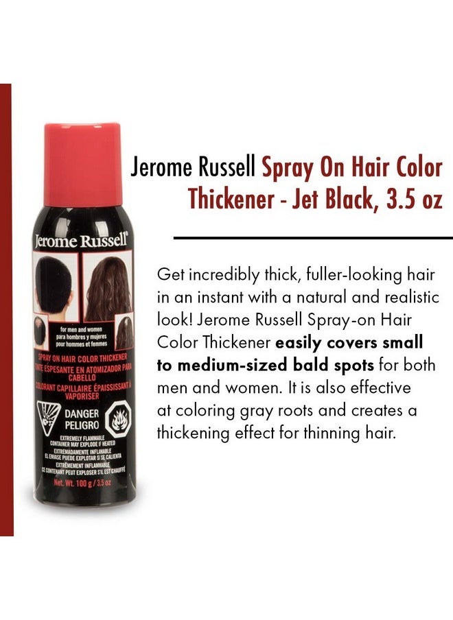 Jerome Russell JEROME RUSSELL Hair Color Thickener - Jet Black  - Image 3