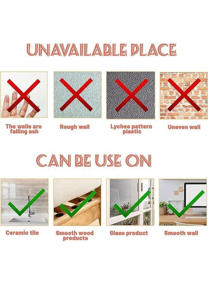 4-Piece Scotch Non-Slip Sticky Backing Set for Carpet and Home Furniture - Image 5