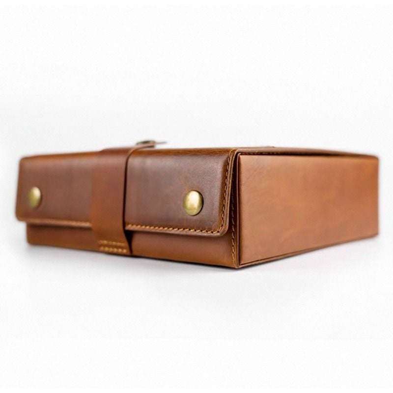 HiBy Leather Storage Suitcase Premium Leather Carrying Case for Audio Equipment - Image 3