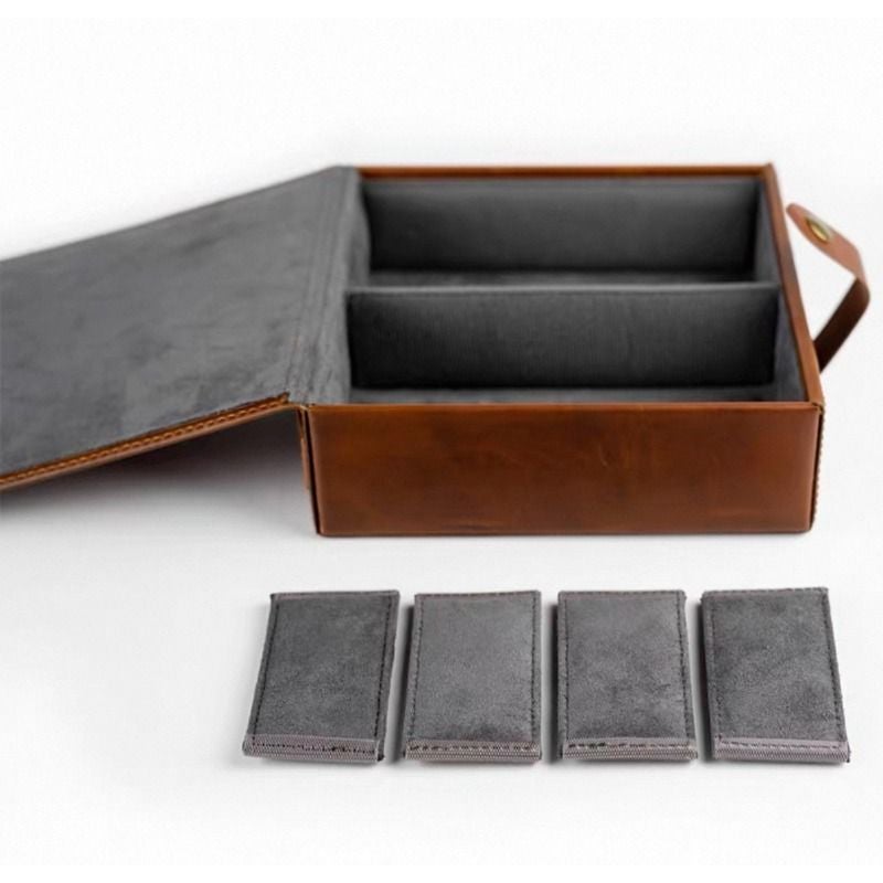 HiBy Leather Storage Suitcase Premium Leather Carrying Case for Audio Equipment - Image 5