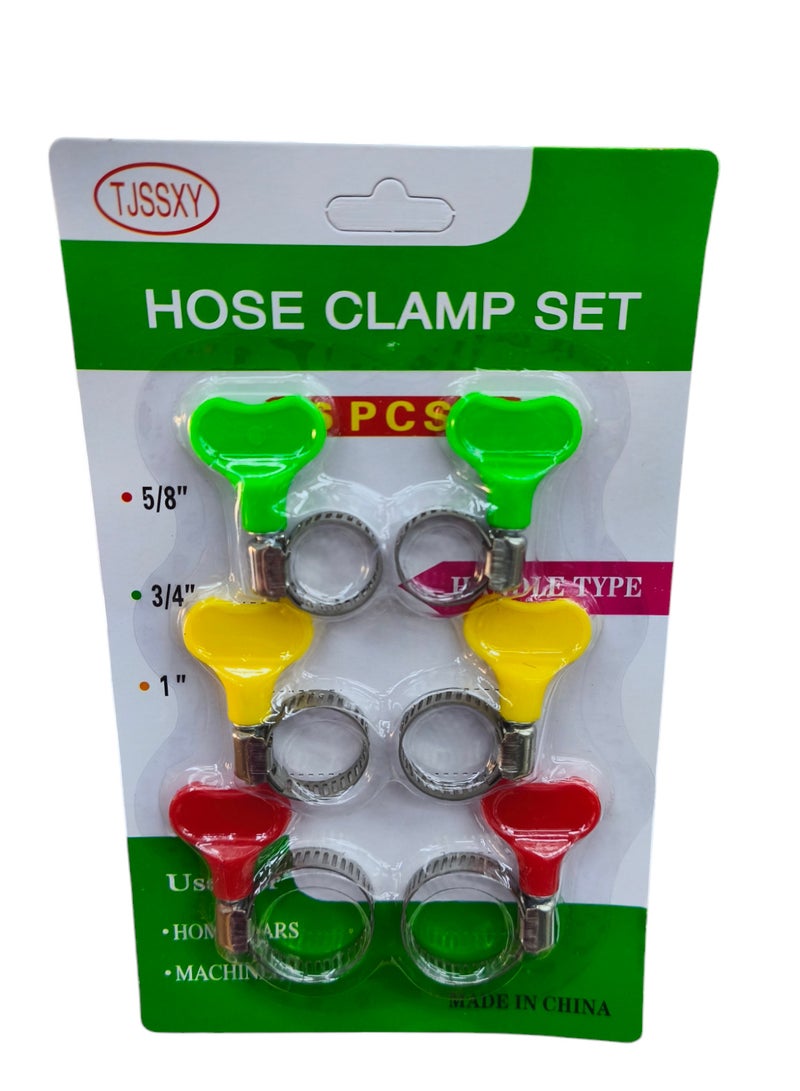 6 Pieces of Clamps For Home of 3 Different Sizes