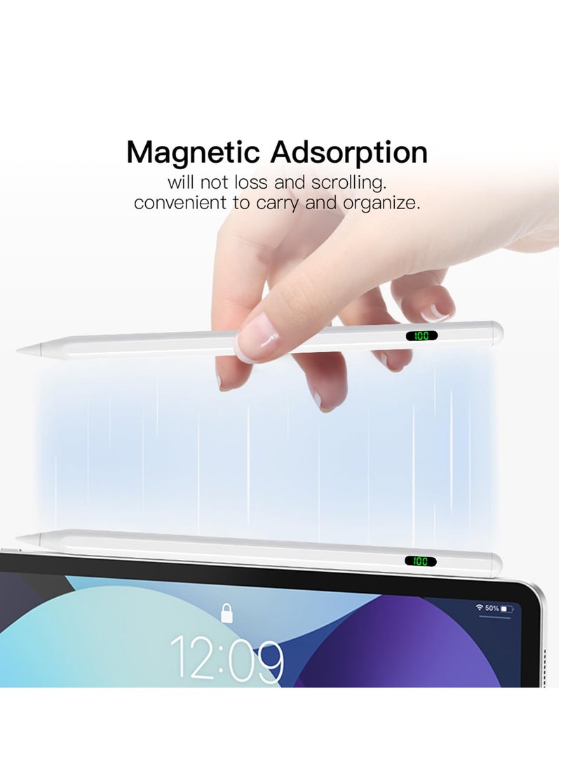 KASTWAVE Stylus Pen for iPad 9th&10th Generation - 30Mins Faster Charge Stylus for iPad Pencil, Pen Compatible with (2018-2024) iPad 6-10th Gen, iPad Air 3-5, iPad Mini 5/6, iPad Pro 11"/12.9"  - Image 4