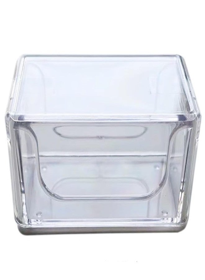 Nanchroadly Pool Cue Chalk Holder Case, Single Billiard Chalk Storage Box Hold 2 Packs Chalk, Clear - Image 1