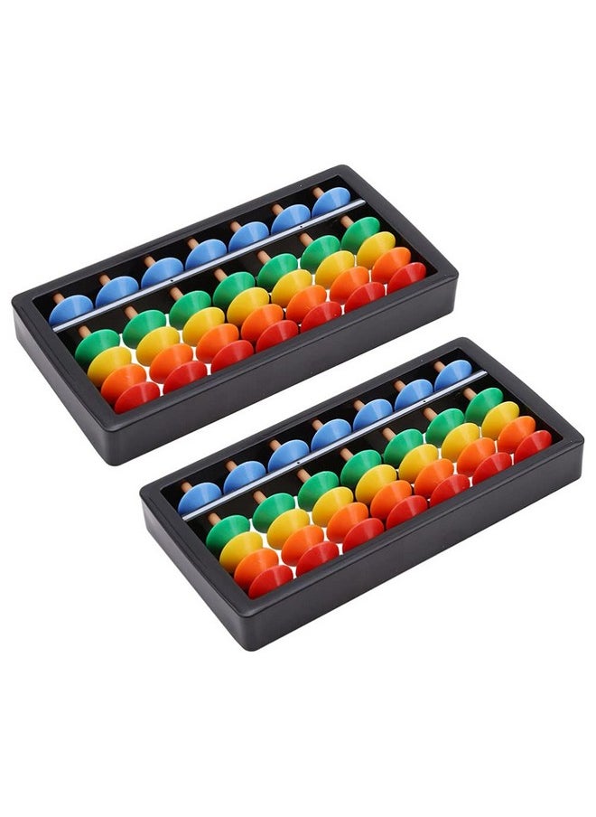 Toyvian Toyvian 2PCS Plastic Abacus Soroban Calculator Plastic Abacus Math Learning Educational Toys for Children Calculation  - Image 1