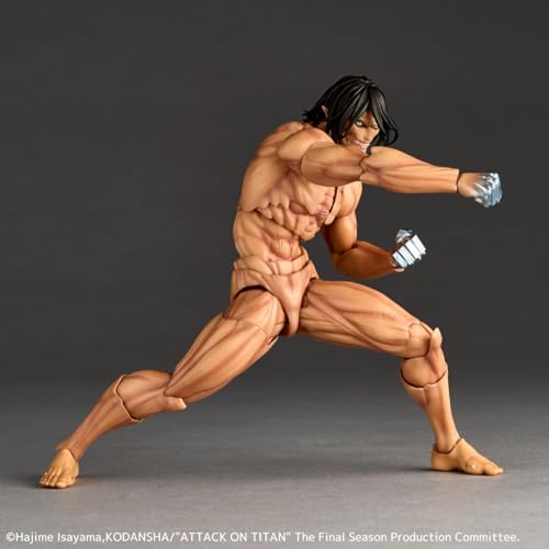 Kaiyodo Revoltech Amazing Yamaguchi Attack on Titan Eren Yeager Action Figure - Image 3