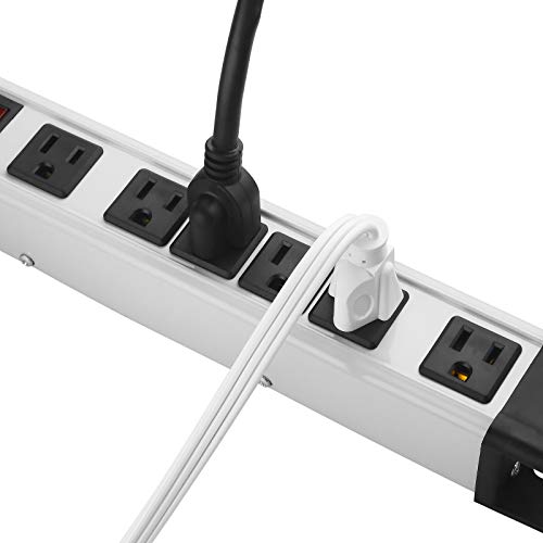CCCEI Heavy Duty Surge Protector, 6 Outlet Industrial Power Strip with 15A, Shop Workshop Garden Metal Power Strip with 6FT Cord 1200 Joules ETL Listed. - Image 5