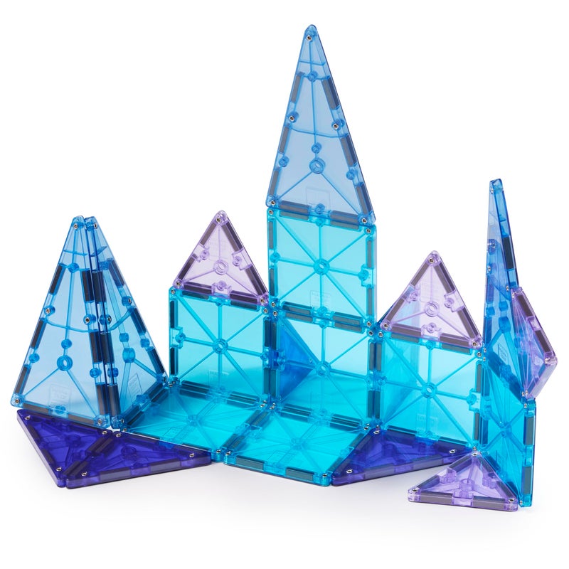 Magna-Tiles Color Shop Glacier 20-Piece Magnetic Construction Set, The Original Magnetic Building Brand - Image 1