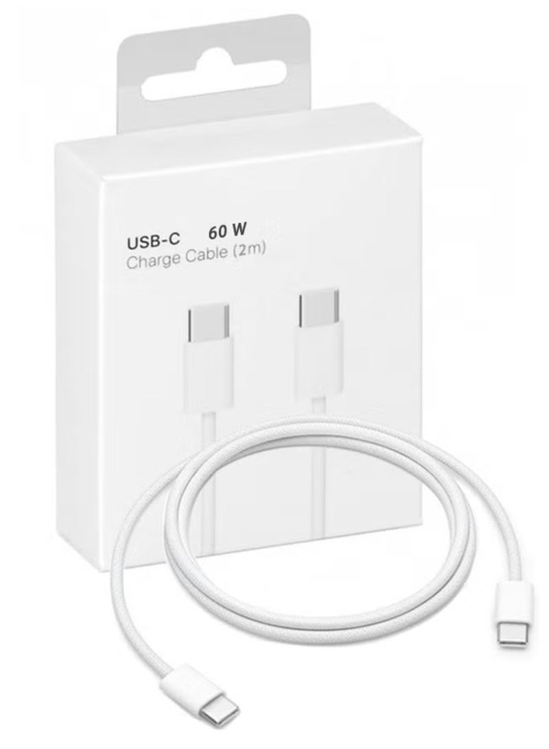 USB type C To type-C Super Fast Charging Cable 1M 60W For iPhone 16/15, iPad, iPad mini 7, MacBook Pro, Samsung S25 Ultra/S24/23/, Huawei P70  - Image 2