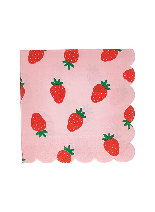 Raxoom Party Popper Strawberry Themed Party Tableware Set - Image 4