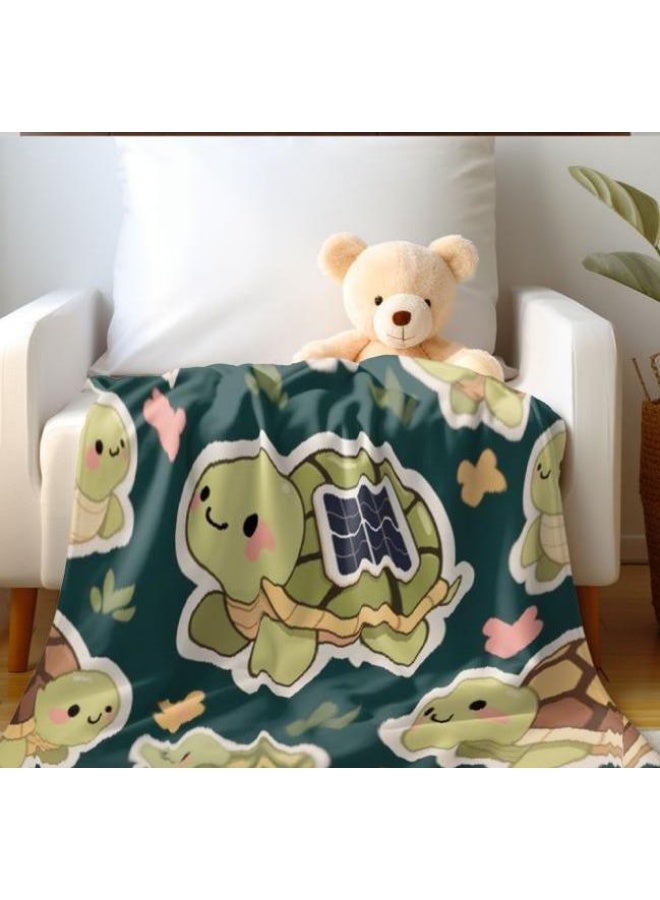 general Baby and children's cartoon flannel thin blanket (warm and comfortable, suitable for sleep, game use) 70cm*100cm - Image 4