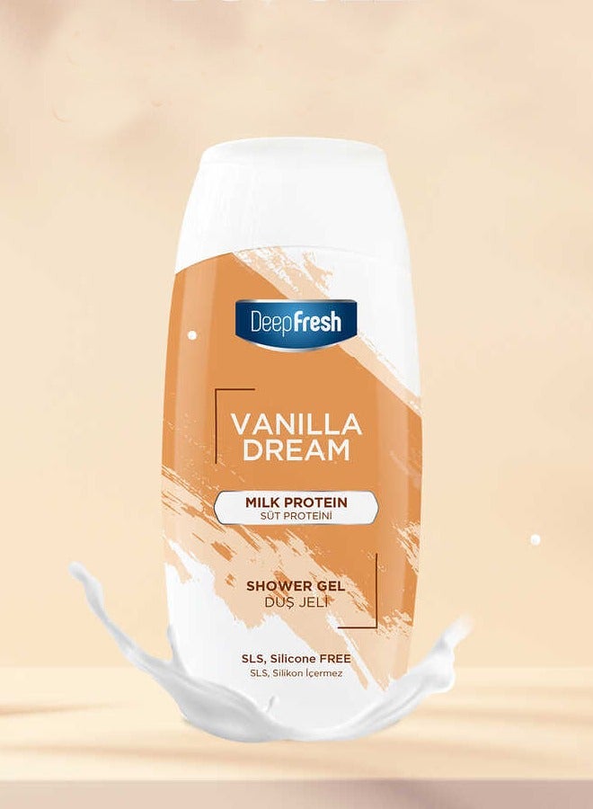 Deep Fresh Shower Gel Vanilla Dream With Milk Protein 400 ml - Image 2