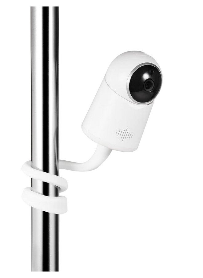 Tonton حامل كاميرا مراقبة الأطفال العالمي للسرير متوافق مع Arlo وOwlet وGoodbaby والمزيد مع ثقب مل threaded 1/4، قاعدة قابلة للتعديل لمراقبات HelloBaby وVtech وMotorola، لا حاجة لأدوات (أبيض) - Image 1