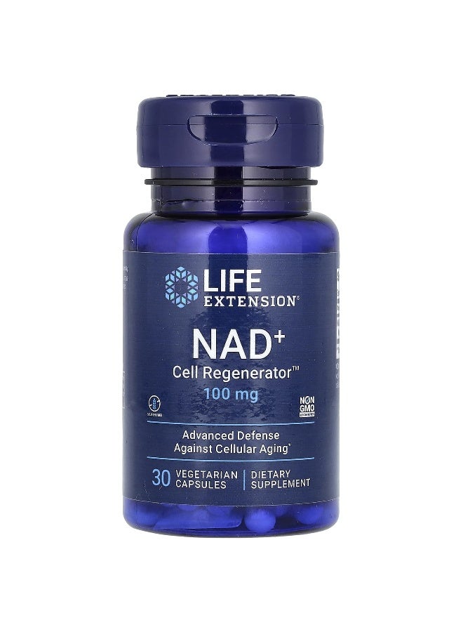 لايف إكستينشن، مُجدد خلايا NAD+، 100 ملغ، 30 كبسولة نباتية