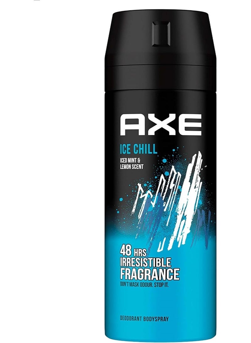 Axe, Ice Chill Deodorant Bodyspray For Men (Iced Mint & Lemon Scent) - 150 ml - Image 1