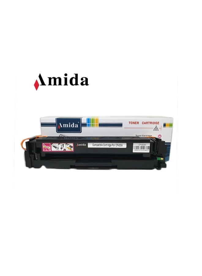 أميدا مجموعة خراطيش حبر 201A بديلة - متوافقة مع طابعات HP MFP M277dw وMFP M277n وM252dw - أسود، أزرق سماوي، أصفر، أحمر أرجواني - Image 5