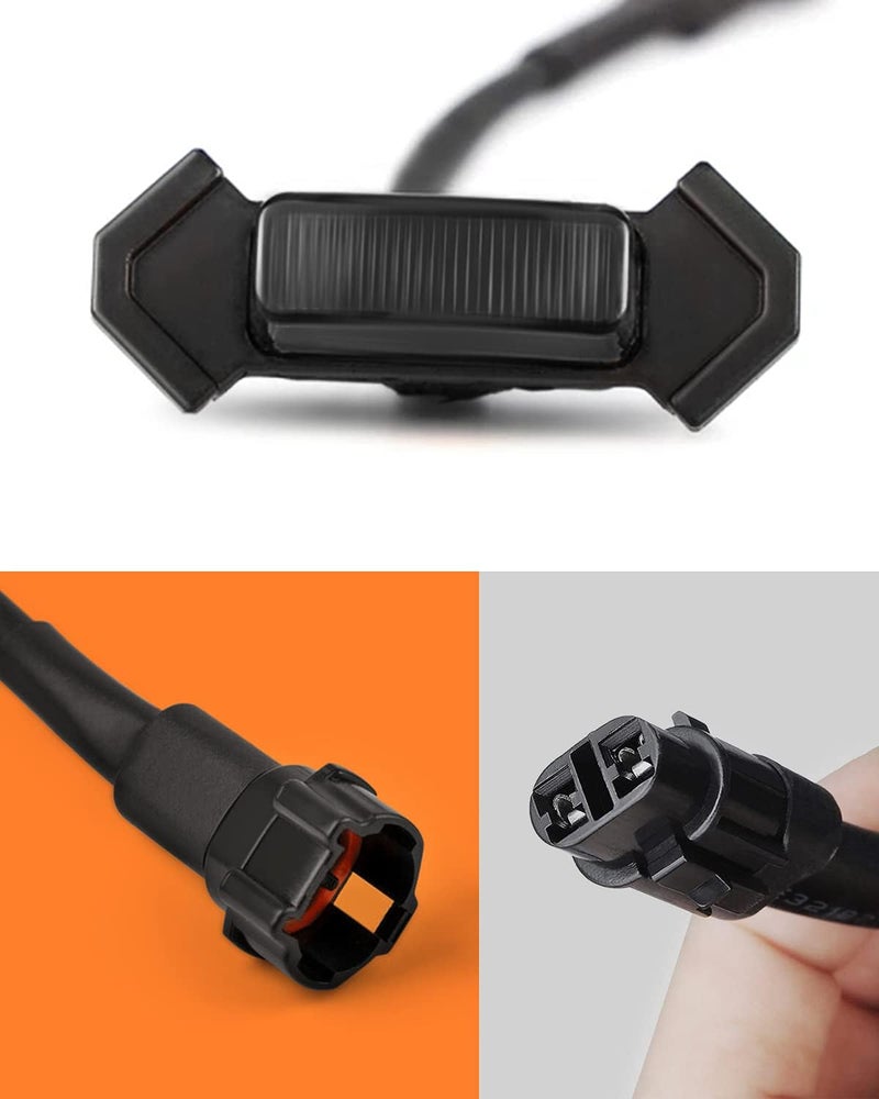 OXILAM LED Grille Lights 4 PCS with Harness & Fuse Adaptor for Toyota Tacoma TRD PRO 2016-2023 - Image 3