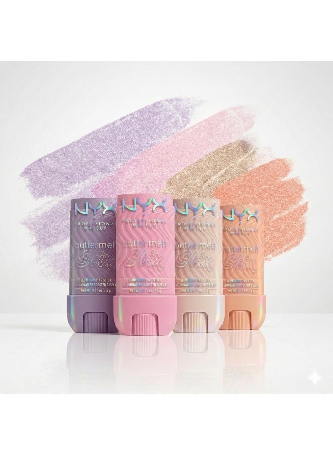 NYX Professional Makeup Buttermelt Glow Stix, 02 Love At First Melt - Image 3