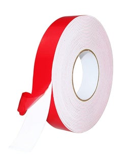 MARKQ Double Sided Foam Tape, 1" x 5 yards Outdoor and Indoor Heavy Duty Strong Weatherproof Adhesive Tape for Automotive Mounting, Decorative and Trim, Car Trim Strip, Home Decor, Photo Frame (Red)  - Image 1