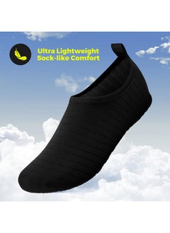 JOTO Water Shoes for Women Men Quick-Dry Breathable Aqua Socks Flexible Non-slip Rubber Sole lightweight Barefoot Aqua Water Socks for Swim Beach Yoga Exercise Pool Camping Snorkeling Surfing Kayaking  - Image 5