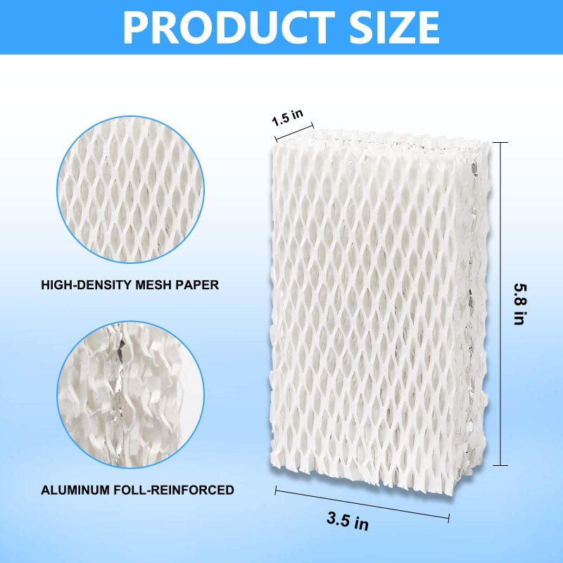GZJoSum 4 Pack Wf813 Eqwf813 Humidifier Filters Compatible with Equate Eqwf813 Eq-2119-Ul, Relion RCM-832 RCM-832N, ProCare PCCM-832N Cool Mist Humidifier Replacement Filter - Image 2