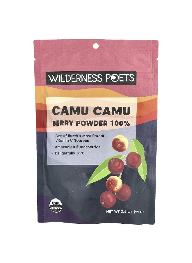 Wilderness Poets Wilderness Poets, Organic Camu Camu Berry Powder, 3.5 oz (99 g)  - Image 1