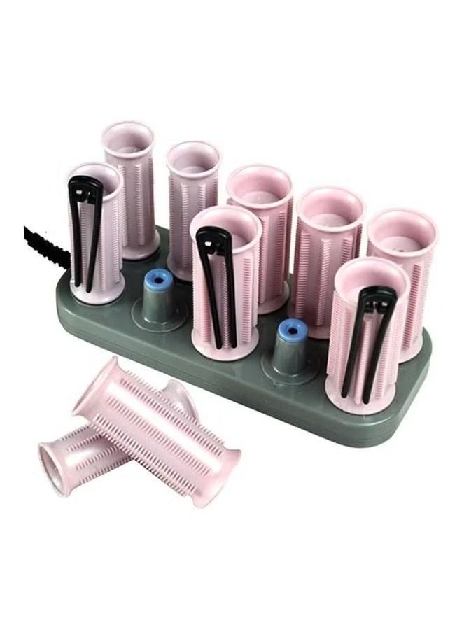 10-Piece Curling Iron Electric Roll Hair Tube Multicolour - Image 3
