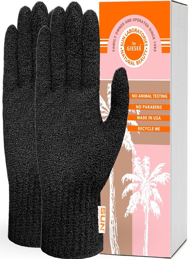 Sun Laboratories By Giesee Exfoliating Glove - Exfoliating Body Scrubber for Sun Tan Removal, Self Tanner Remover, and Fake Tan Eraser - Premium Tanning Mitt for Deep Exfoliation and Smooth Skin - Image 1