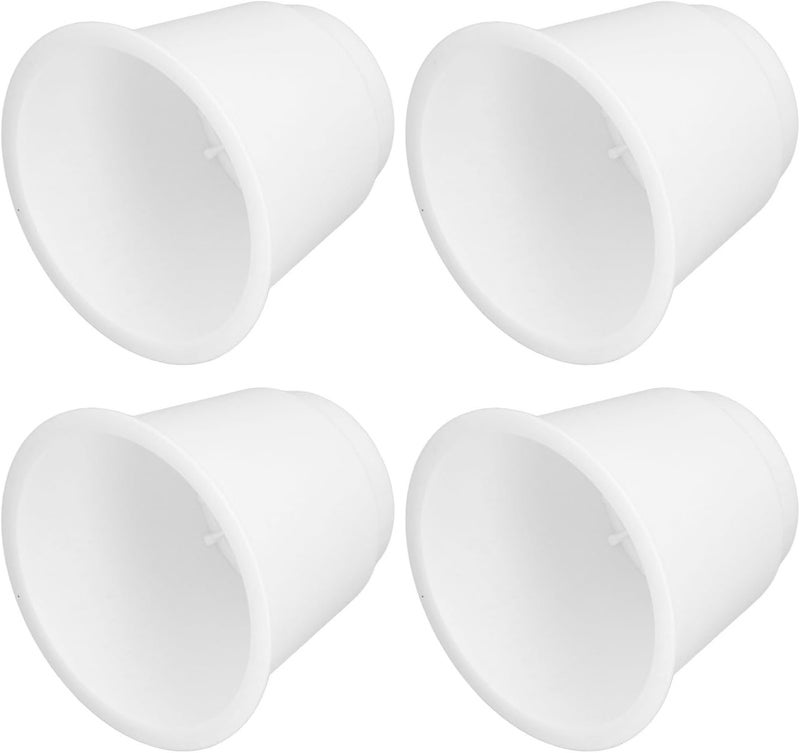 4Pcs 5 Inch Heavy Duty Round Furniture Bed Risers, 5 Inch Round Bed Risers with Anti Slip Top for Sofa Chair Table Desk, Sturdy ABS Plastic Supports up to 2200lbs - Image 5