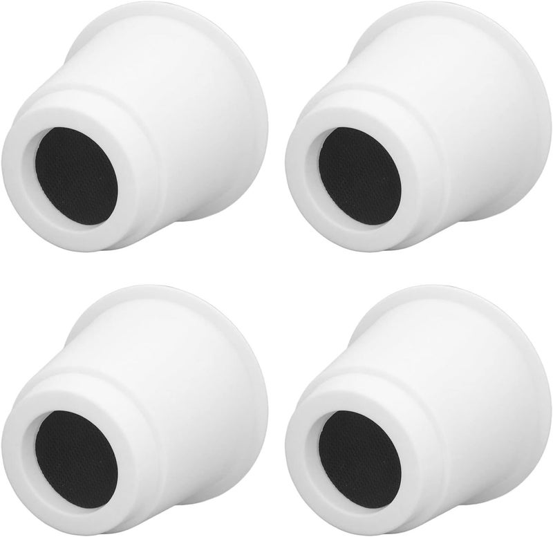 4Pcs 5 Inch Heavy Duty Round Furniture Bed Risers, 5 Inch Round Bed Risers with Anti Slip Top for Sofa Chair Table Desk, Sturdy ABS Plastic Supports up to 2200lbs - Image 2
