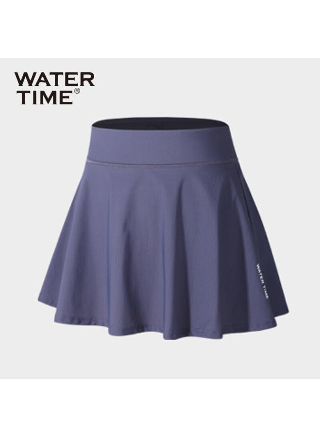 Watertime Women's Sun Protection Hooded Split Long Sleeve Surfing Jellyfish Suit Half Skirt S - Image 3