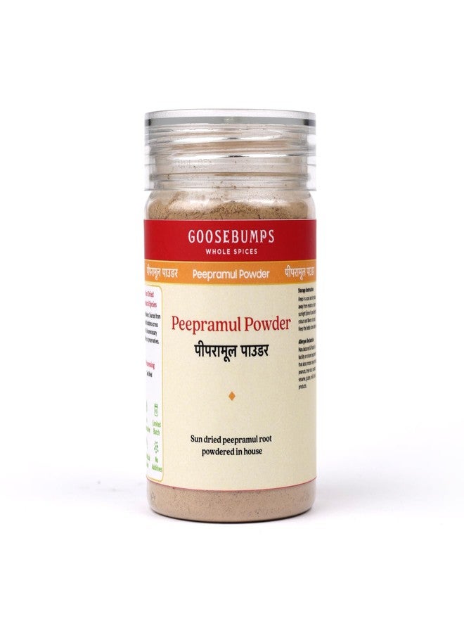 GOOSEBUMPS Pipramul Powder | Sundried Whole Spices | Essential Indian Spices | 100 GMS - Image 1