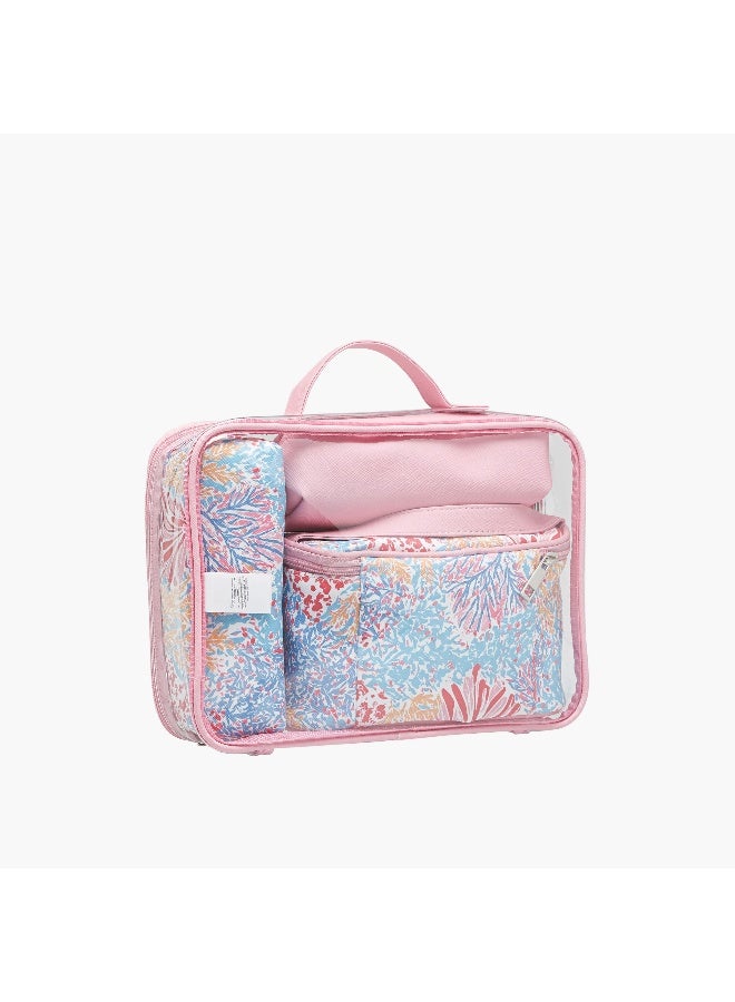 LIFESTYLE 4-Piece Cosmetic Pouch Set for Girls - Image 3