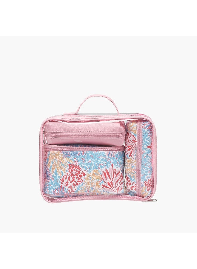 LIFESTYLE 4-Piece Cosmetic Pouch Set for Girls - Image 2