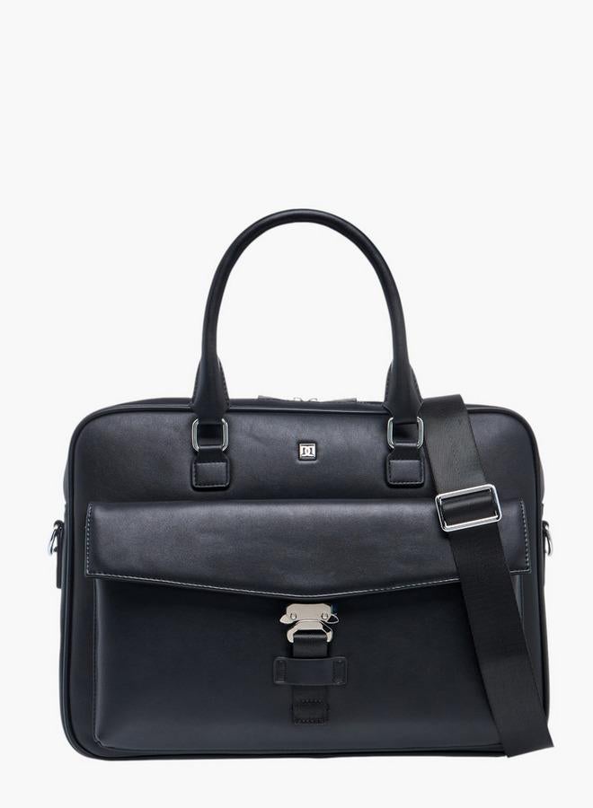 DUCHINI Solid Laptop Bag with Double Handle - Image 1