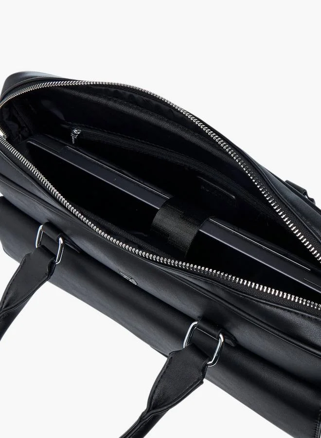 DUCHINI Solid Laptop Bag with Double Handle